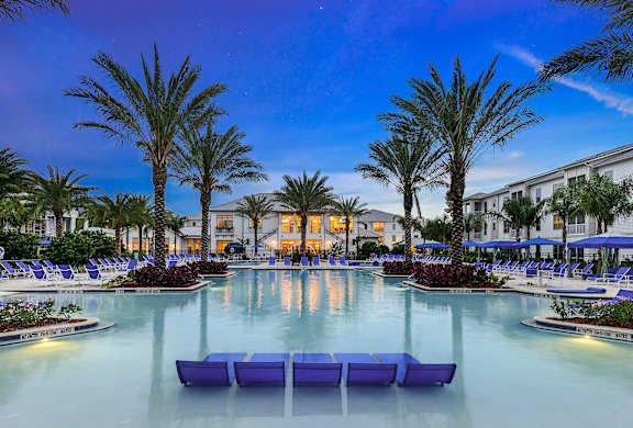 2 Beach entry pools