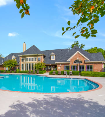 Poolside Sundeck at Bridford Lake Apartments, Greensboro, 27407