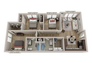 bedroom floor plan an opens a dialog