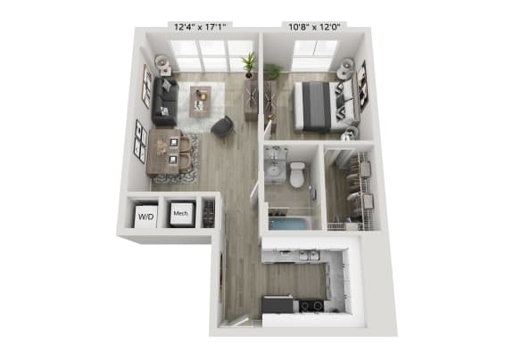 Floor Plan  a 1 bedroom floor plan  sierra  2100 sq ft