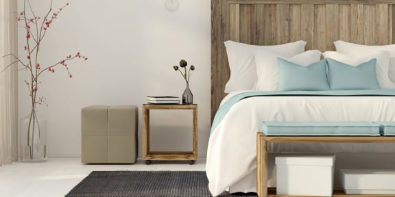bed brown