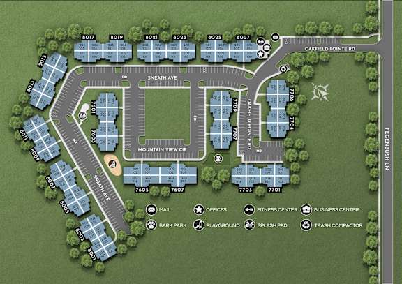 Sitemap at Highview Pointe, Kentucky, 40228