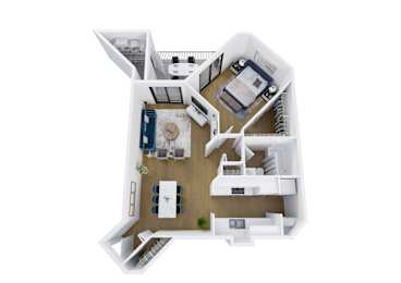 Moxi Apartments in Peoria, Arizona Acacia Floor Plan