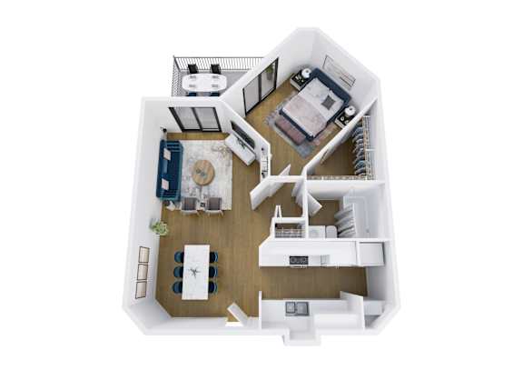 Moxi Apartments in Peoria, Arizona Juniper Floor Plan