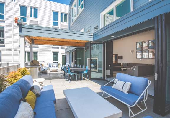 Meetinghouse Outdoor Patio with BBQ's