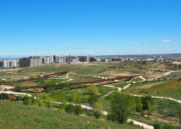 View of Valdebebas Central Park