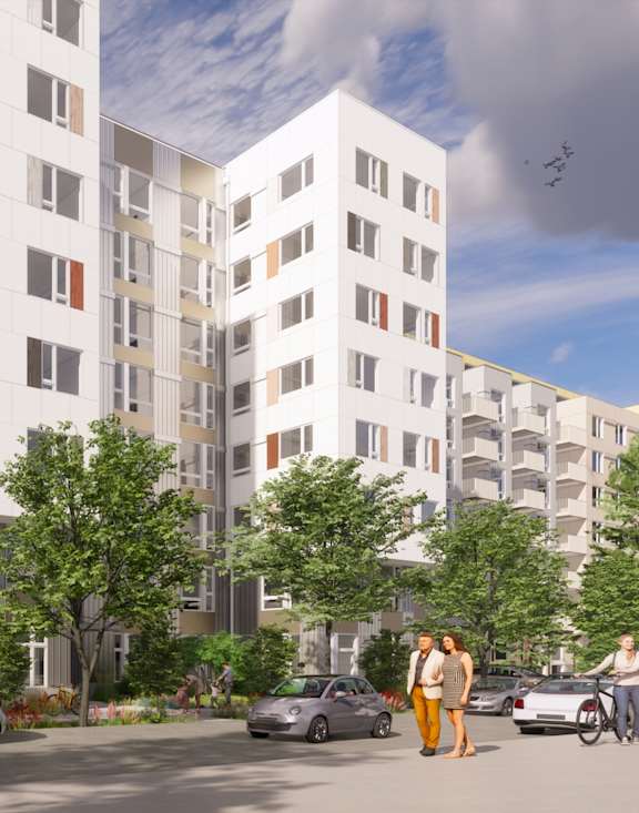St Lukes Apartments in Seattle, Washington Exterior Rendering