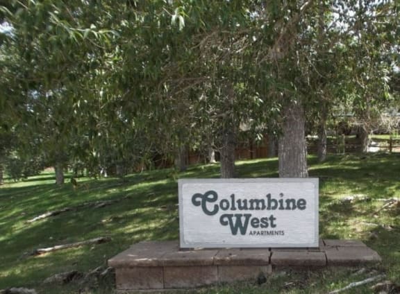 Columbine West Apartments Monument Sign