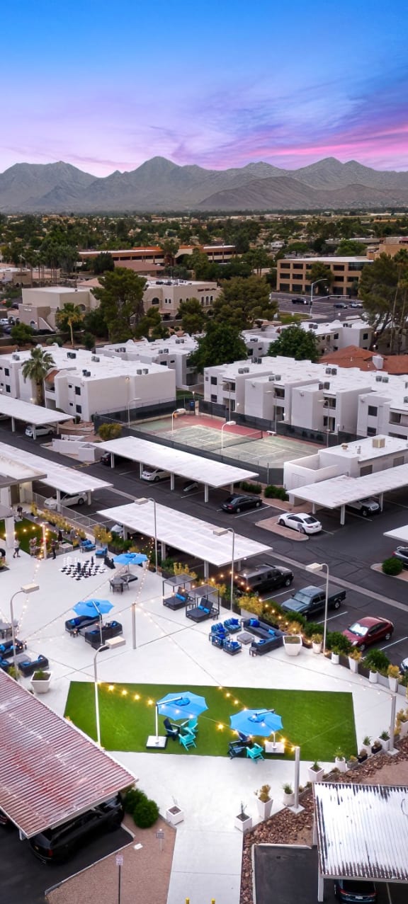 Aerial View of Avia McCormick Ranch and Surrounding Area