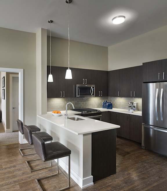 AVE Florham Park luxury apartment kitchen