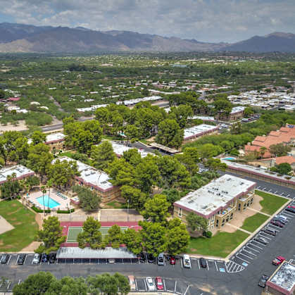 Arial View at The View At Catalina Apartments in Tucson, AZ