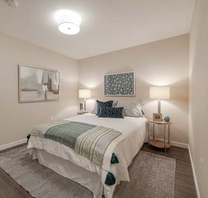 192nd West Lofts Model Bedroom