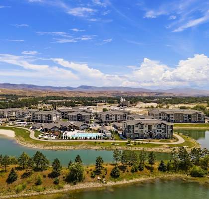 The Lakes at Eagle Aerial View of Property