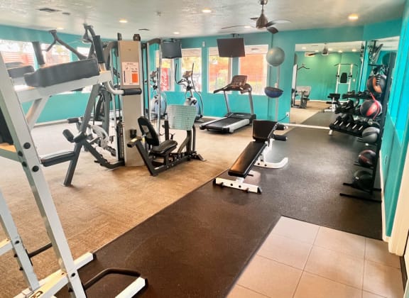 Spacious Gym at Ovation at Tempe Apartment Homes in Tempe Arizona