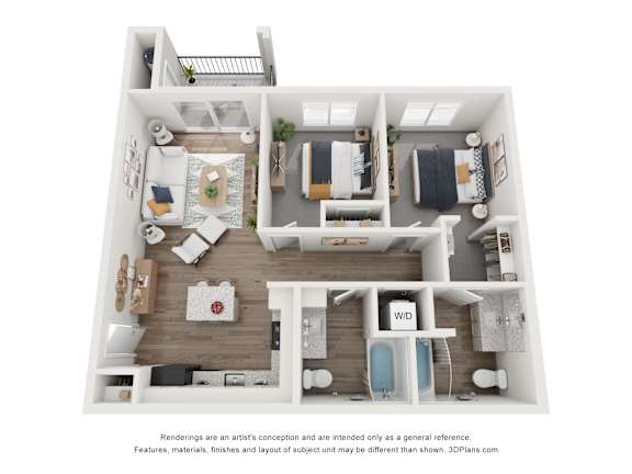 the outlook floor plan of 455 sq ft