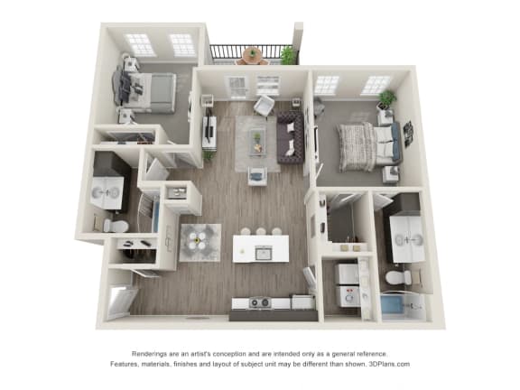 Spurce Floor Plan at 24 at Bloomfield, Bloomfield Township