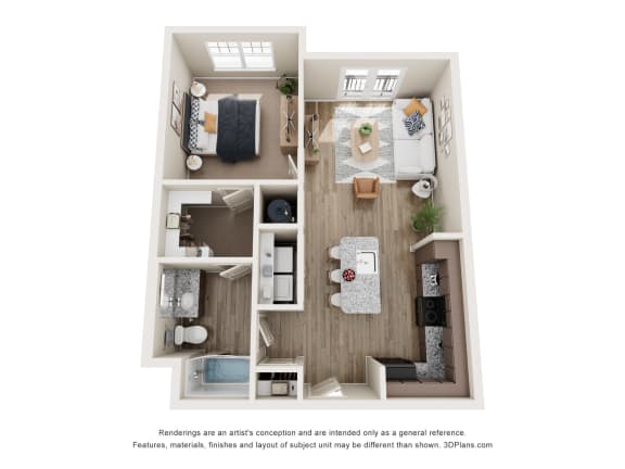 Townes at Clarkston A2 Floor plan_Clarkston_Ga Apartments