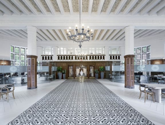 Alden Park lobby.