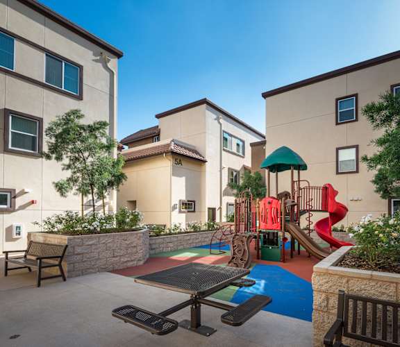 Playground at Rio Vista Apartments, Los Angeles, CA