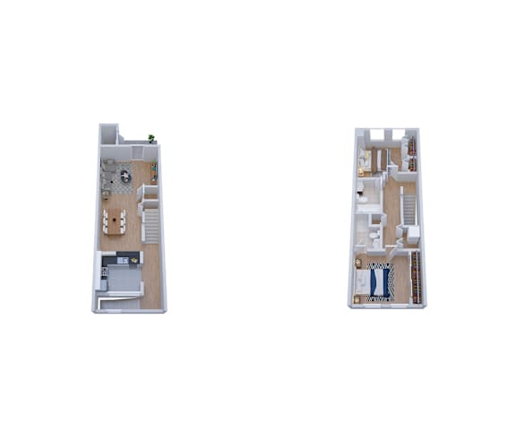 Monarch First and Second Floor Plan