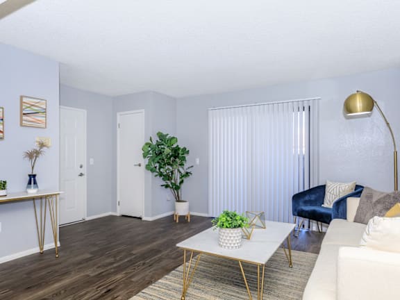 Mission Antigua Apartments in Tucson, Arizona Model Living Room