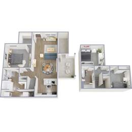  Floor Plan 3 Bedroom 2 Bath