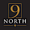 A logo with the number 9 and the word "NORTH" in gold on a black background.