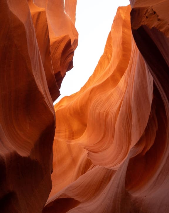 Beautiful Orange Rock Wall