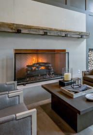 Harpers Retreat Clubhouse Lounge with Fireplace