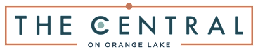 A sign that says "The Central on Orange Lake".