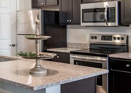 Brownstown MI apartment rentals Redwood Brownstown Telegraph Road kitchen