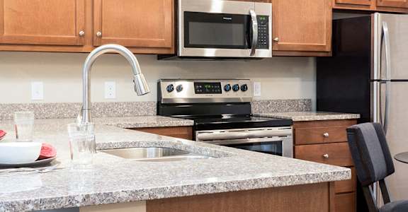Wolverine Lake Michigan Apartment Rentals Redwood Living Redwood Wolverine Lake Flash Gallery Kitchen