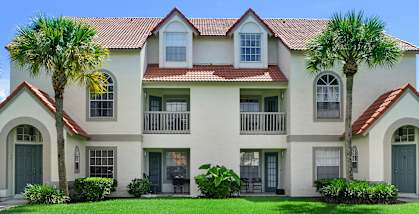 Apartment exterior at Lake Tivoli in Kissimmee, Florida
