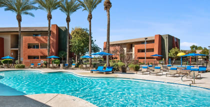 the swimming pool at Saratoga Ridge, Phoenix, Arizona, 85022