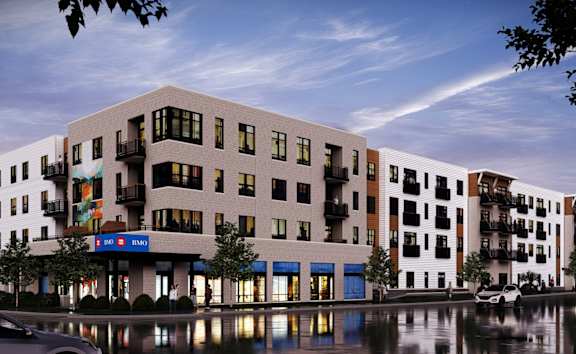 A modern building at Bloom Monona LLC, Monona