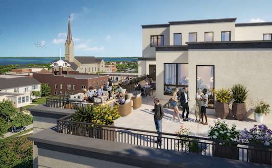 Rooftop Sky Lounge at Wilford Apartments, Minnesota