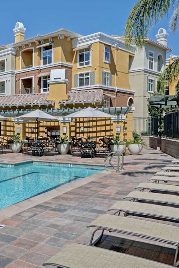 Large pool at The Verdant in San Jose CA
