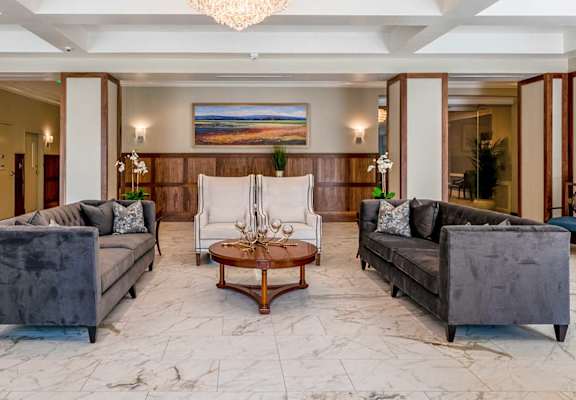 Lobby area with seating