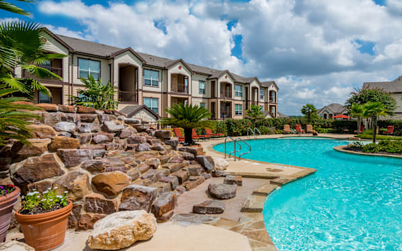 take a dip in our resort style swimming pool