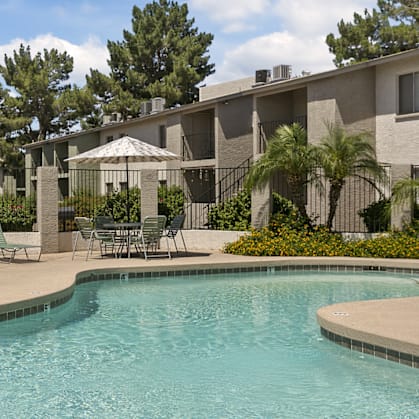 Palm Crest at Station 40 Apartments in Phoenix, Arizona Pool and Hot Tub