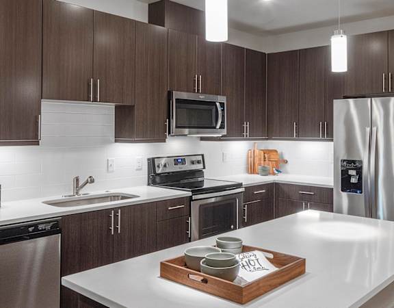 Baseline 158 apartment kitchen