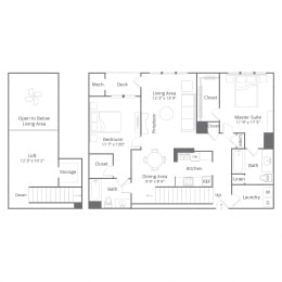 Floor Plan  two bed apartments danbury ct