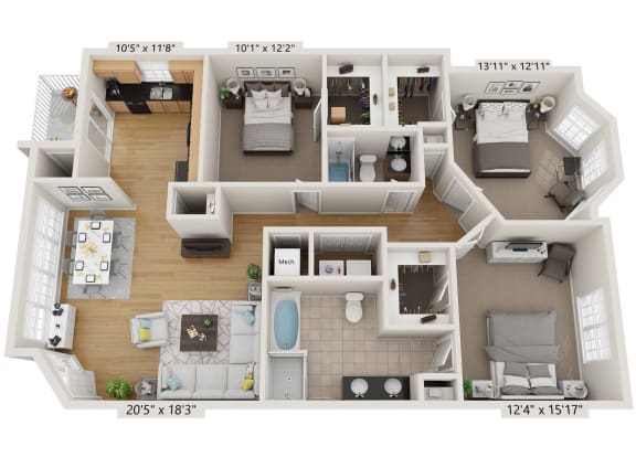 3 Bedroom 2 Bath