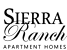 A logo for Sierra Ranch Apartment Homes.