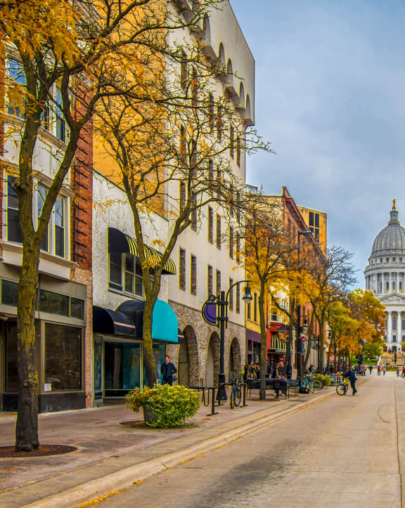 Exterior Landscape at Two Points Crossing, Madison, WI