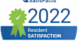 a logo that says resident satisfaction company award winner