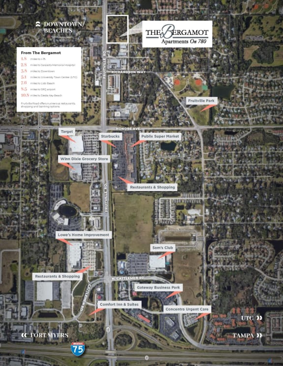 Bergamot location map