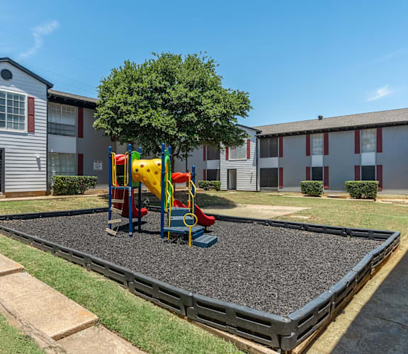 our apartments have a playground for your kids to play