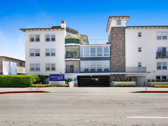 apartment building at Toluca Court, California