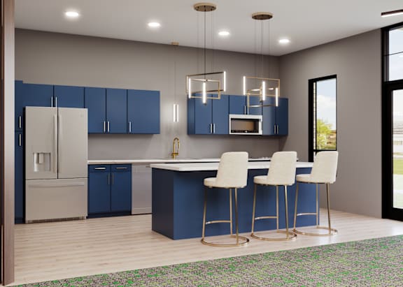 Modern kitchen with Natural light at Bloom, Monona, 53716